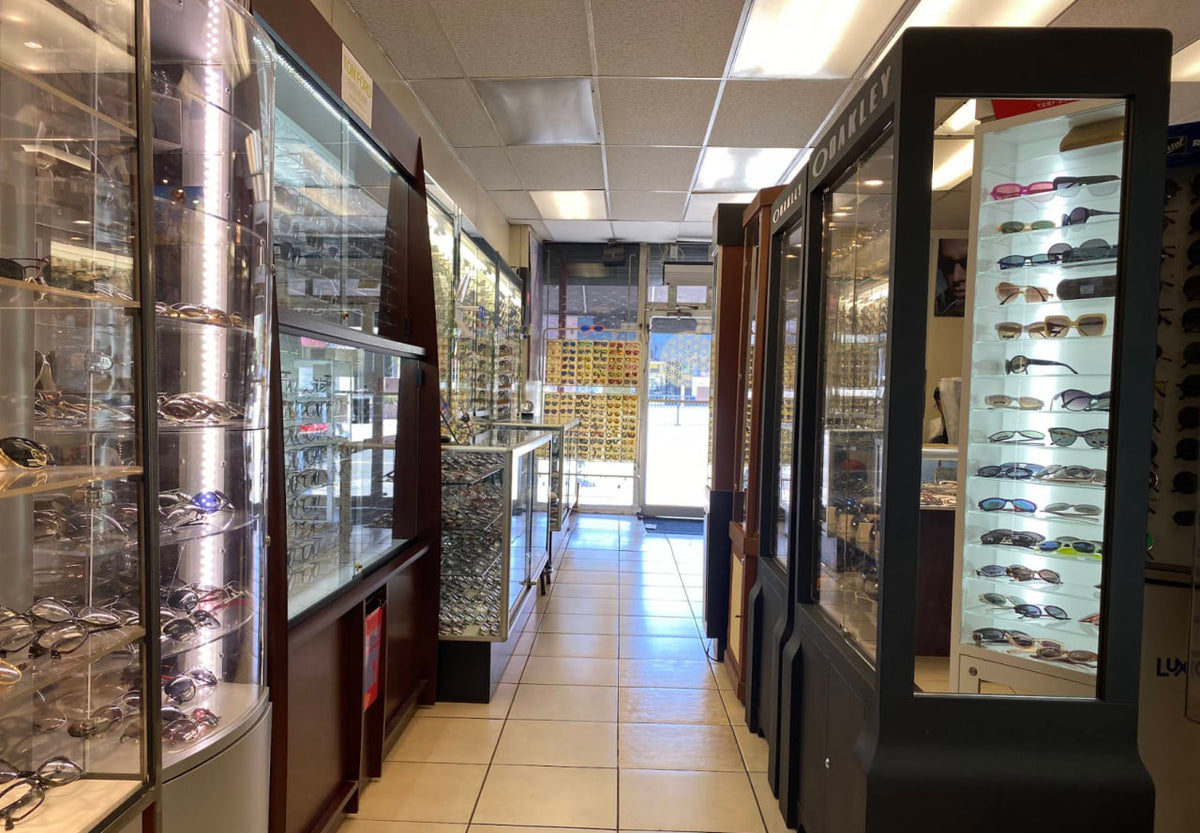 Interior of a Wynn Optical Express store